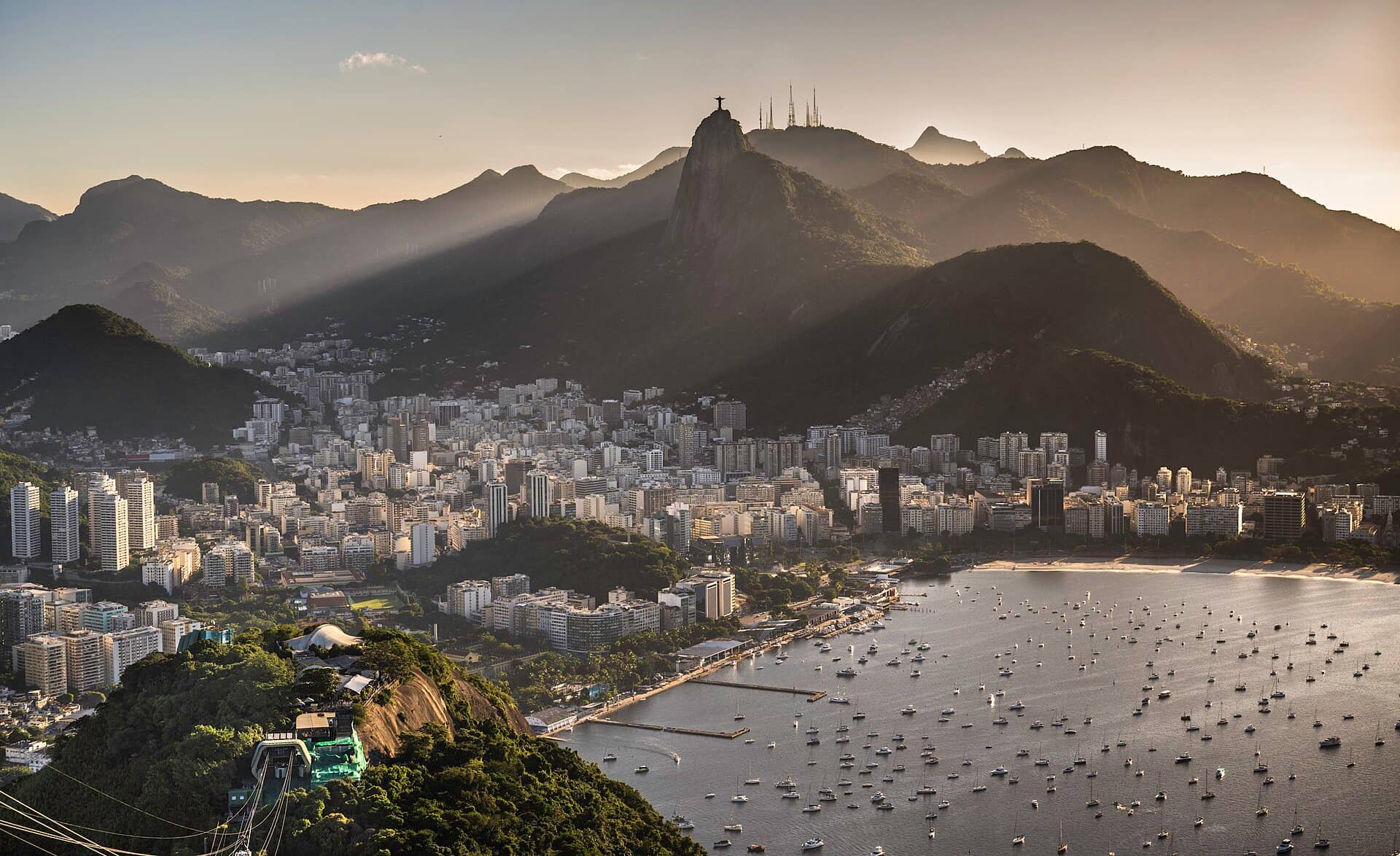 Sugarloaf Mountain at sunset, Rio de Janeiro